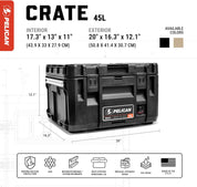 Pelican USA 45L Crate