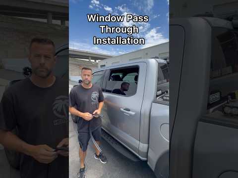 Window pass through for Starlink cord