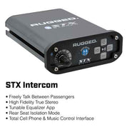 STX STEREO Complete Master Communication Kit with Intercom and 2-Way Radio