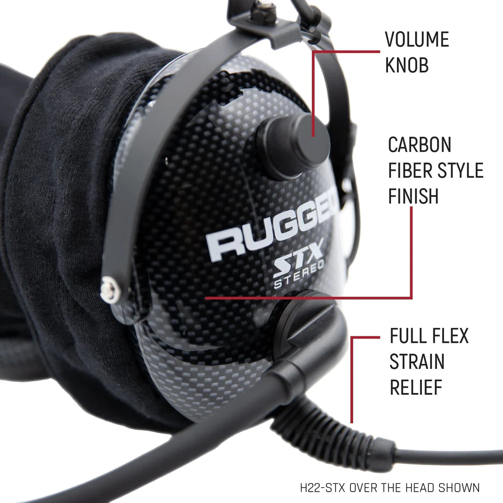 ULTIMATE HEADSET for STEREO and OFFROAD Intercoms Over The Head