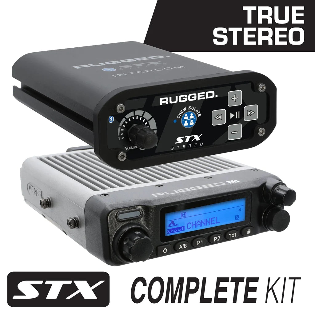 STX STEREO Complete Master Communication Kit with Intercom and 2-Way Radio