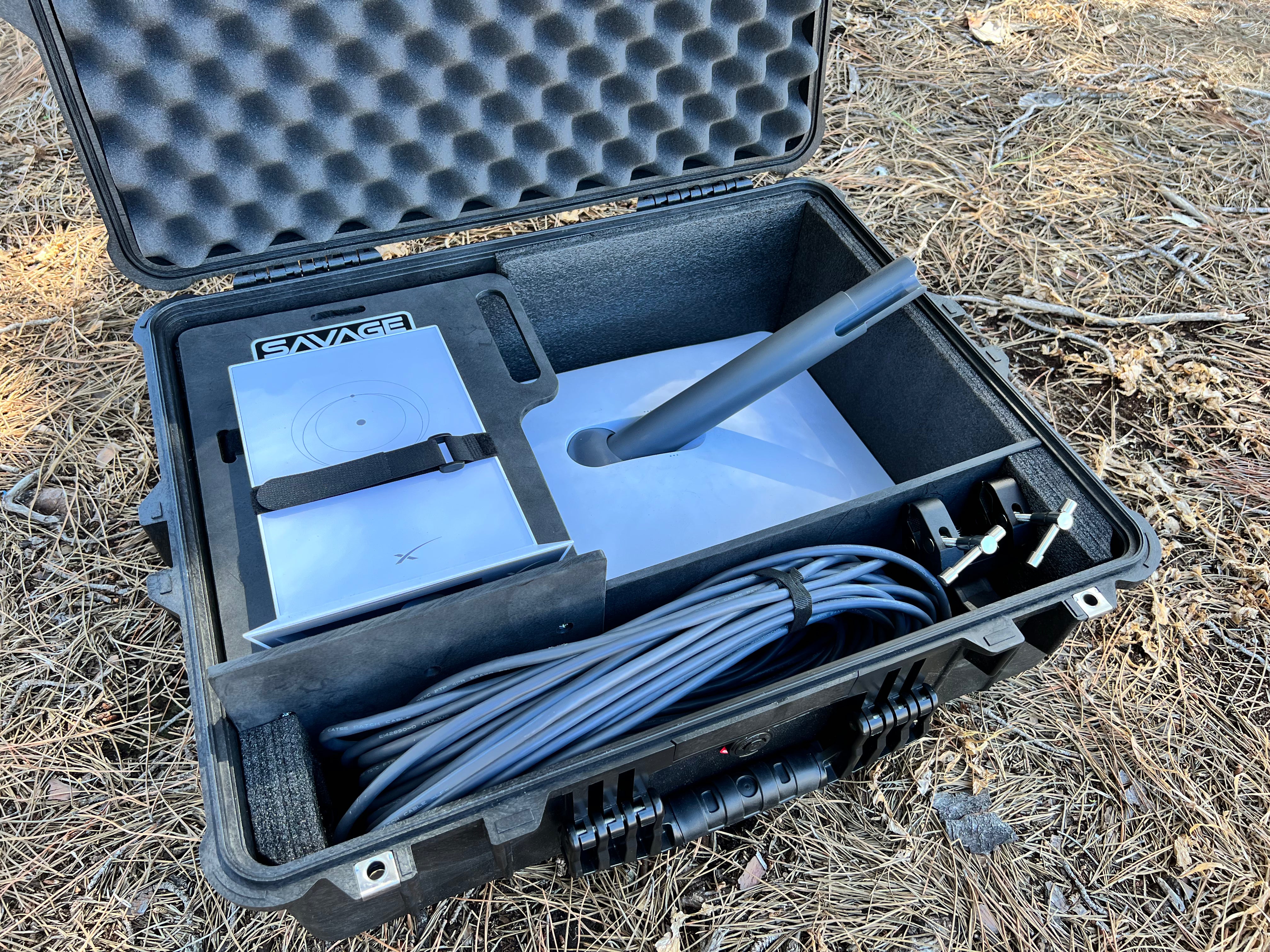 Starlink "On the Go" Case for Standard Actuated Dishes Savage UTV Starlink "On the Go" Case for Standard Actuated Dishes Savage UTV