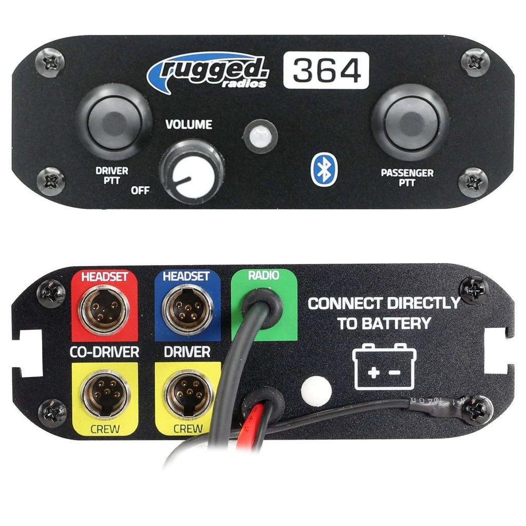 364 Affordable Intercom Bundle with 2-Way Radio and Helmet Kits