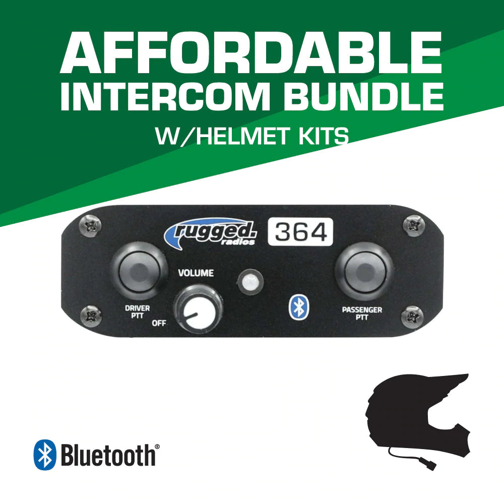 364 Affordable Intercom Bundle with Helmet Kits