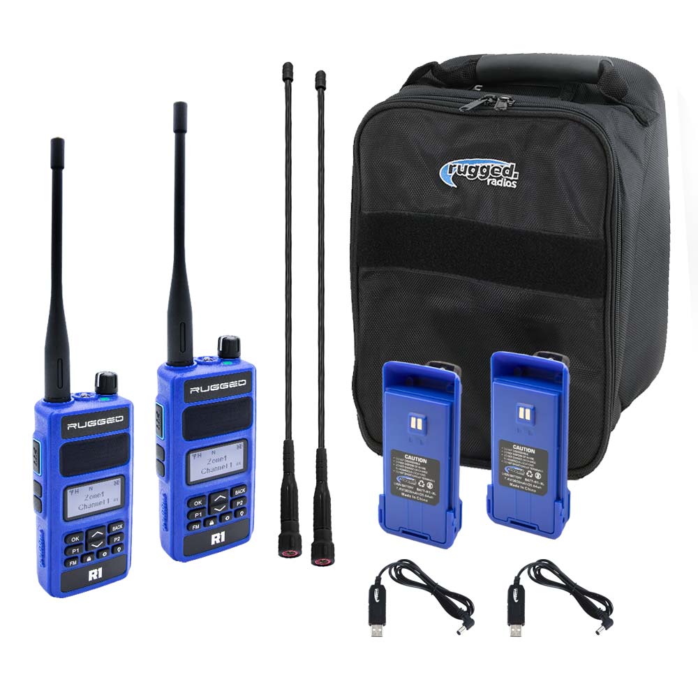 Rugged Ready Pack With R1 Handheld - Digital and Analog Business Band