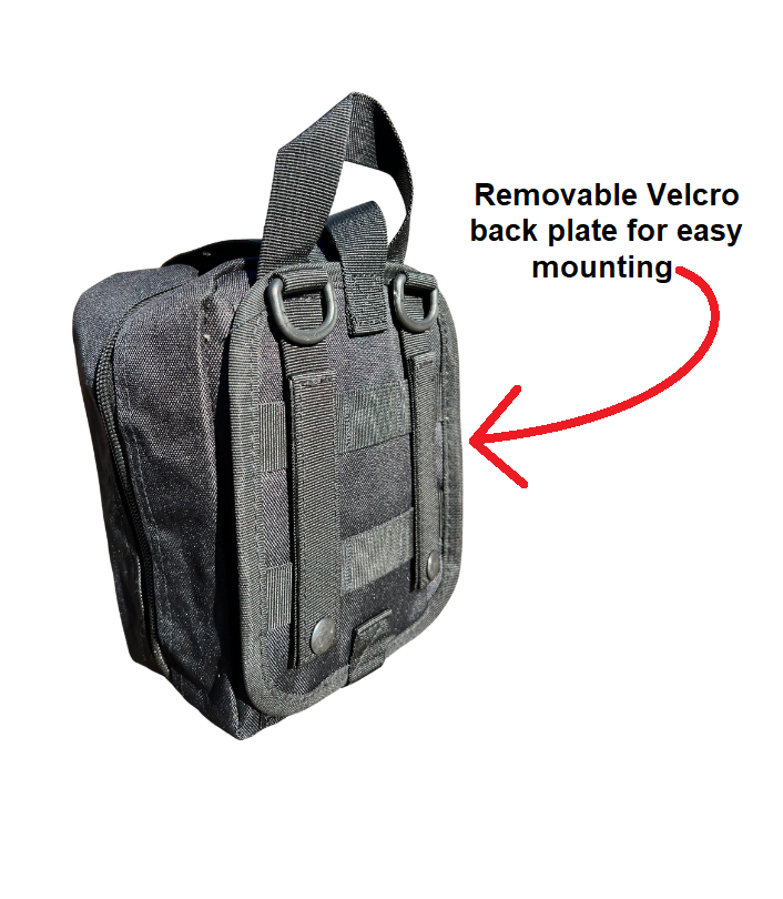 Element Extinguisher - Tactical Sleeve Mount with Tactical Velco Straps Kit  (Extinguisher not included)